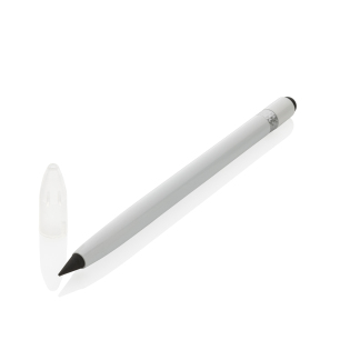 Алюминиевый вечный карандаш с ластиком и стилусом